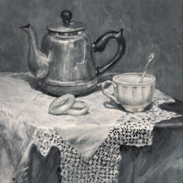 Гризайль Академический натюрморт