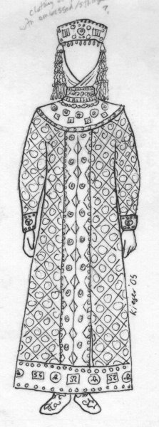 Одежда селян древней Руси