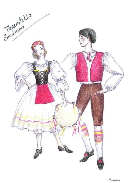 Тарантелла костюм мужской