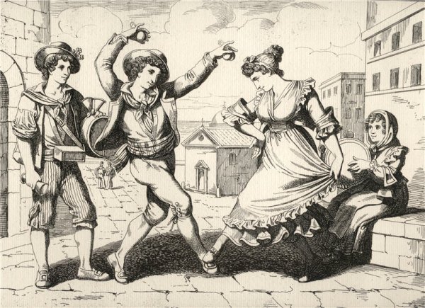 Тарантелла тамбурин