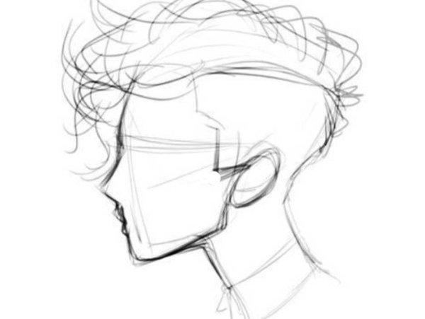 Профиль человека рисунок