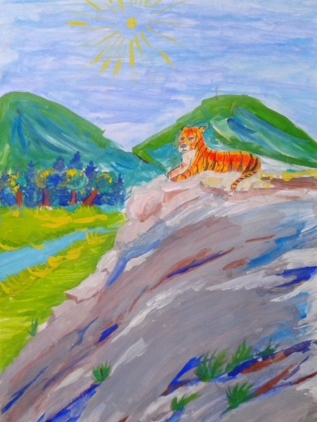 Приморский край рисунок