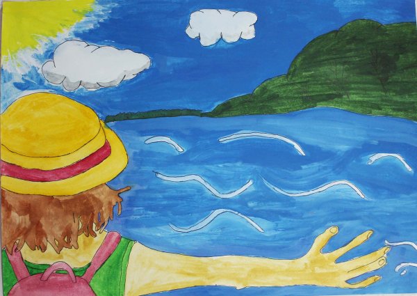 Рисунок на тему мой родной край