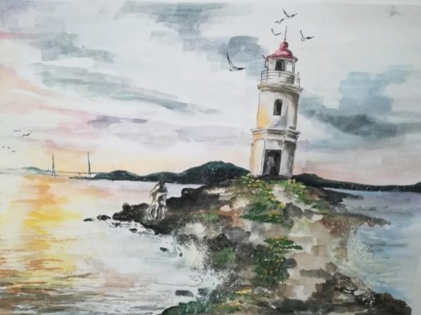 Владивосток рисунок