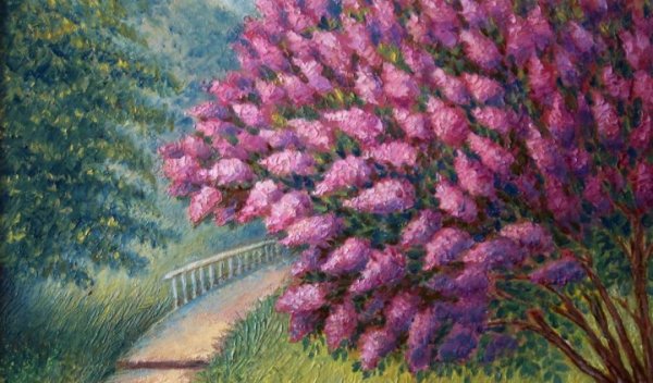 Кусты живопись