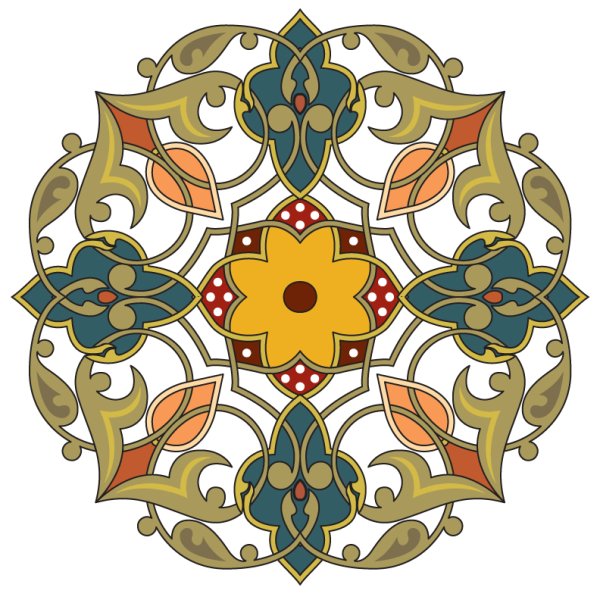 Арабески цветочный орнамент