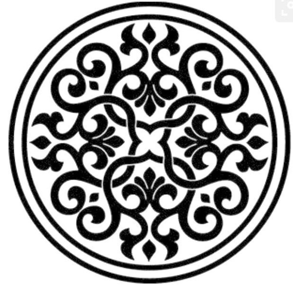 Векторный узор круг