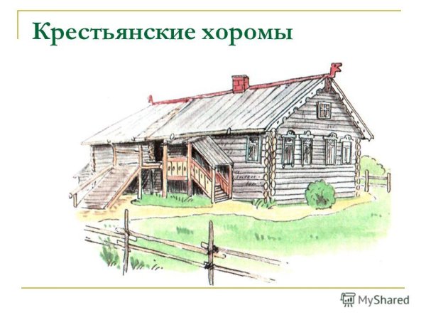 Избушка в старину