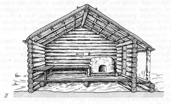 Изба рисунок
