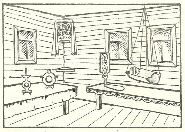 Русская изба пятистенок планировка