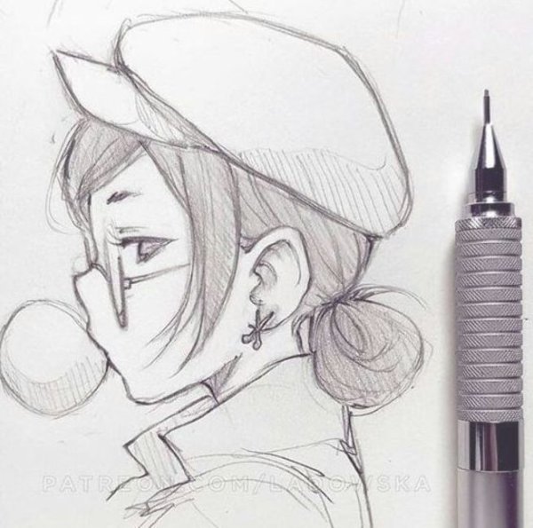 Крутые скетчи карандашом