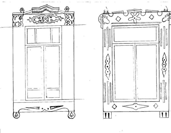 Узоры для наличников на окна
