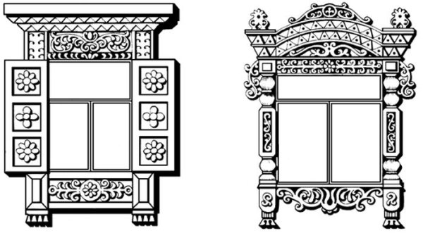 Орнаменты для оконных наличников