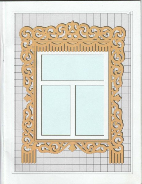 Резные ставни вектор