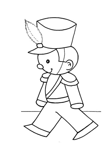 Деревянные солдатики с барабанами