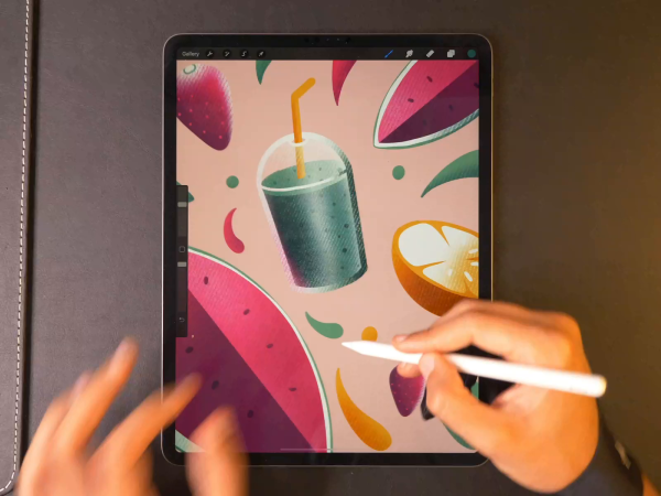 Иллюстрация на IPAD