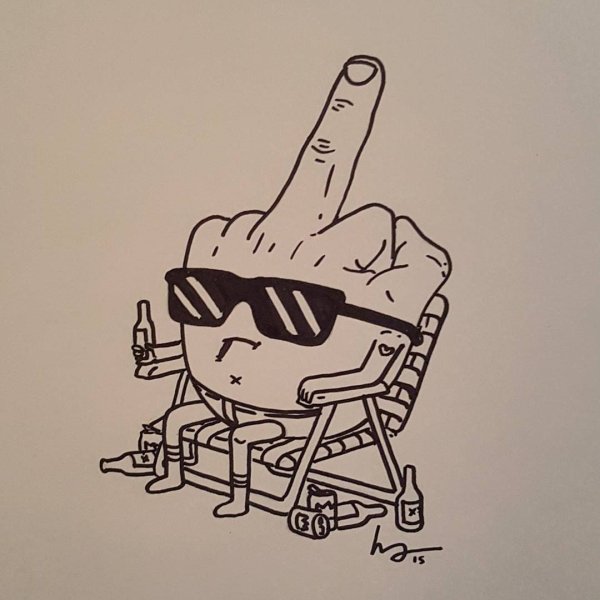 Тату фак эскиз