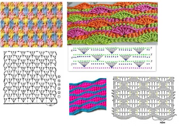 Узоры крючком