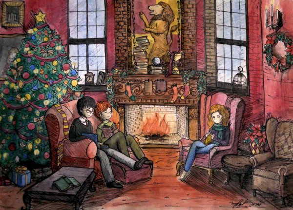 Гарри Поттер гостиная Гриффиндора