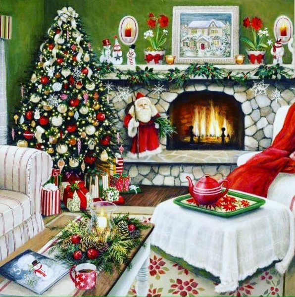 Сюзан Риос Рождество картины