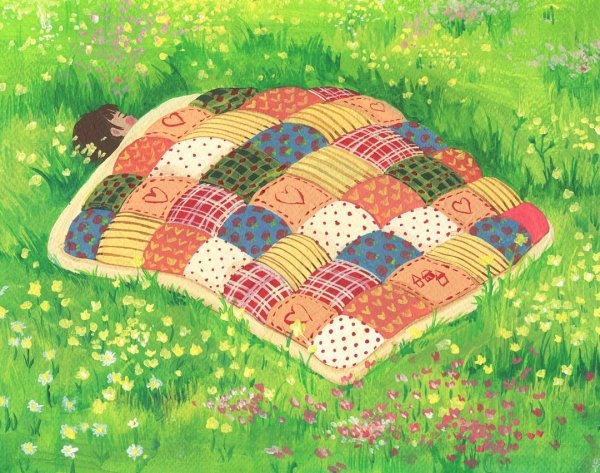 Пэчворк иллюстрация