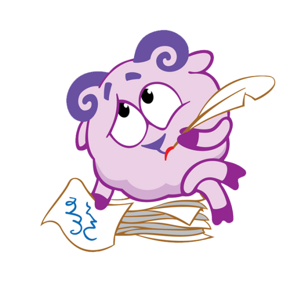 Раскраска Смешарики Бараш