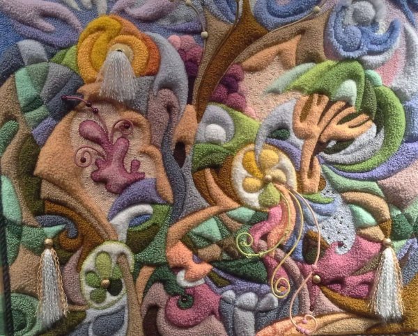 Юрий Овсепян ткань искусство, гобелен,