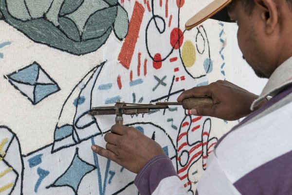 Тафтинг портрет