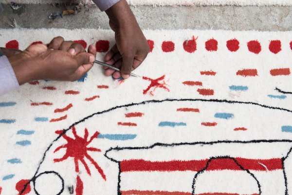 Ковры в стиле тафтинг