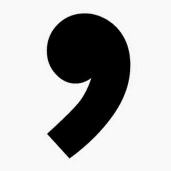 Запятые для ребуса на прозрачном фоне