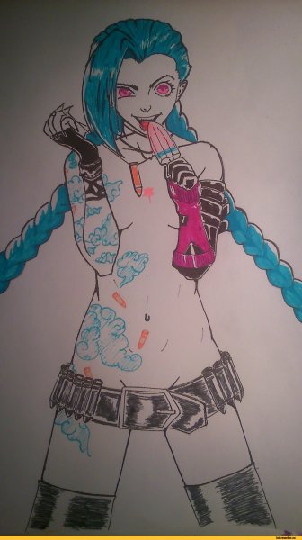 Аркейн граффити Джинкс