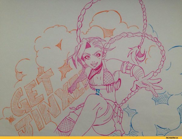 Лига легенд скетчи Джинкс