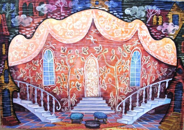 Эскиз театральной декорации