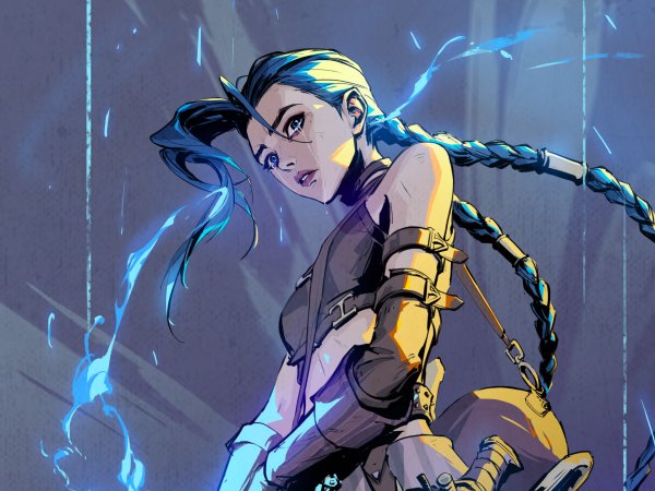 Джинкс аркейн неон