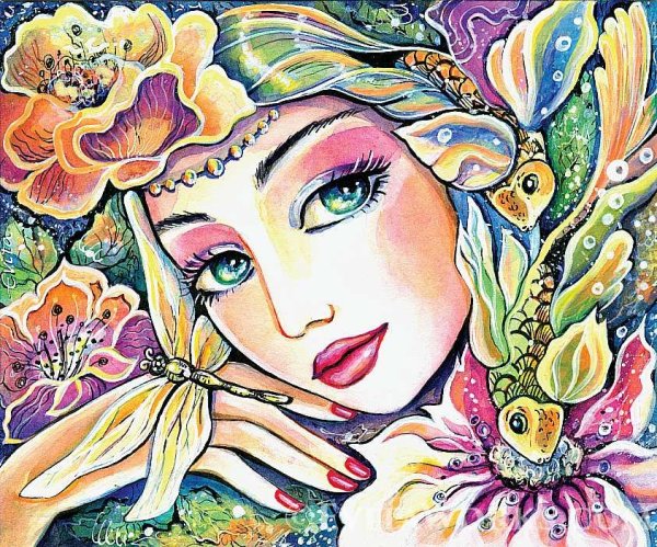 Рисованные красавицы