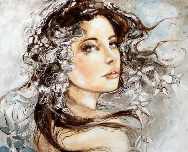 Польская художница Elzbieta Brozek