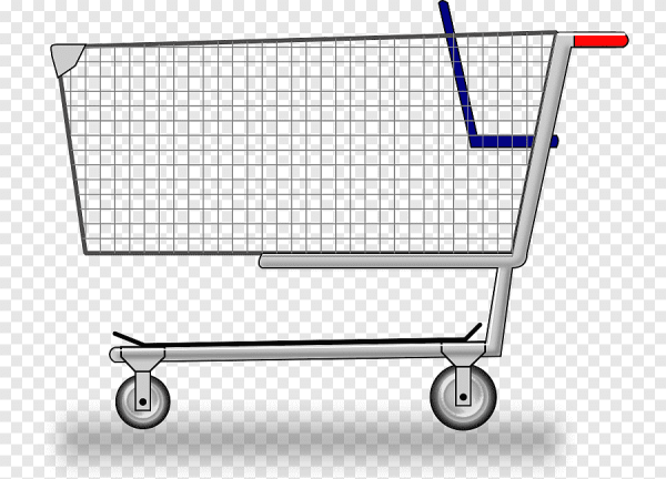 Тележка для продуктов Векторная