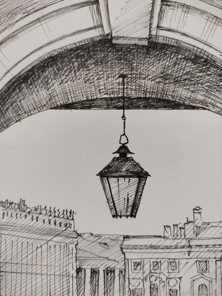 Петербургские фонари Графика