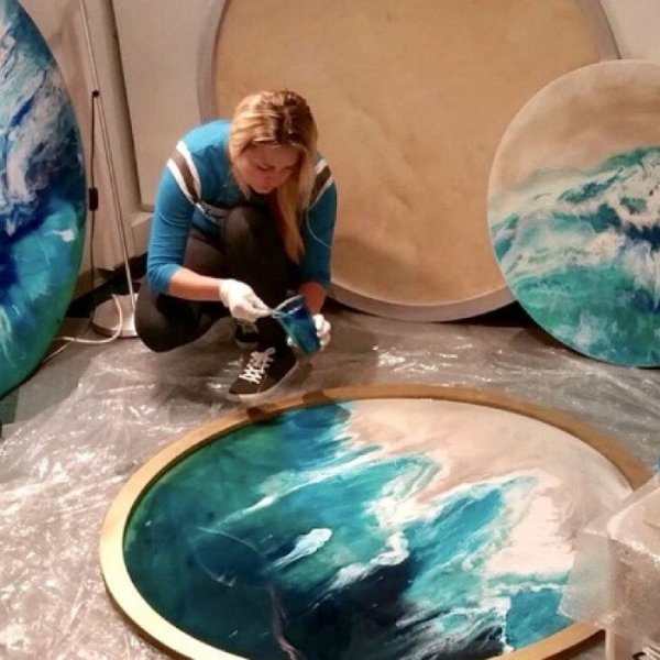 Техника Resin Art эпоксидная смола