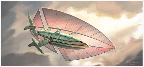 Футуристический дирижабль