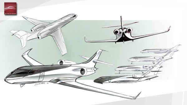 Самолет Ixion windowless Jet