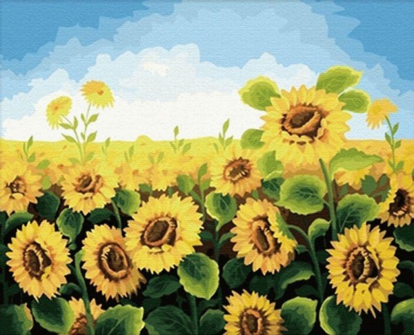 Ван Гог поле подсолнухов оригинал