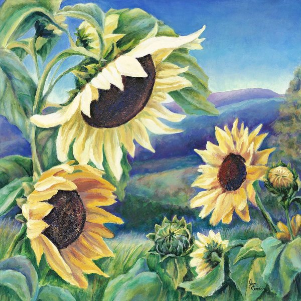 Мельница и Подсолнухи