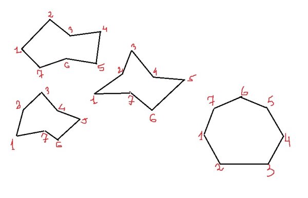 Многоугольник из 7 вершин
