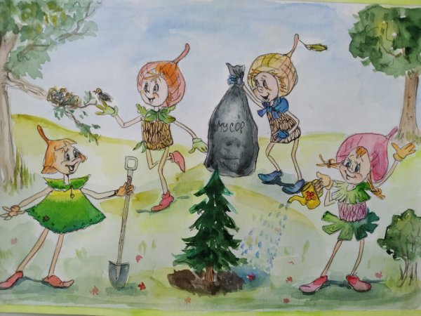 Защитники природы рисунки