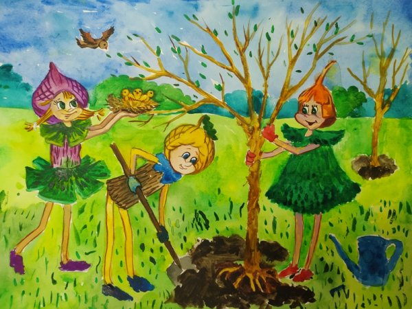 Эколята рисунки