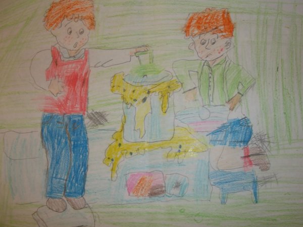 Мишкина каша рисунки детские