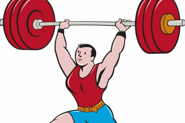 Силач со штангой