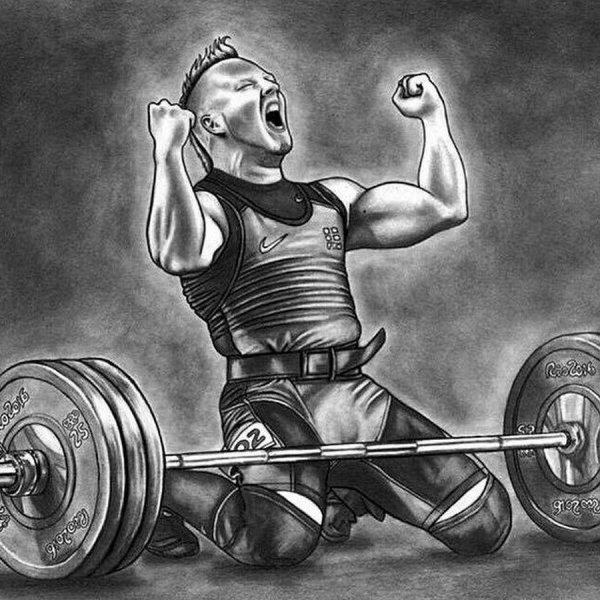 Изображение штангиста