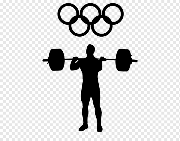 Силуэт тяжелоатлета